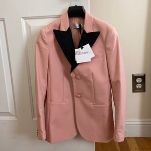 NWT RED Valentino Blush / BLK Blazer
